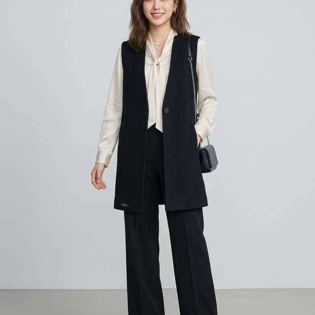 on&on 온앤온 핸드메이드 울 롱 베스트