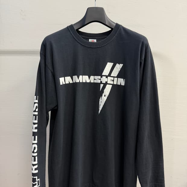 빈티지 람슈타인 밴드티 롱슬리브