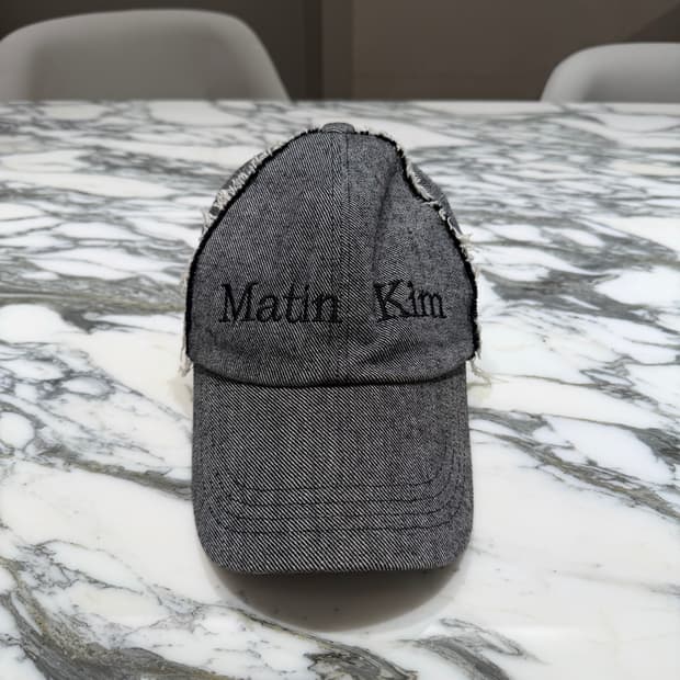 마뗑킴 데님 볼캡