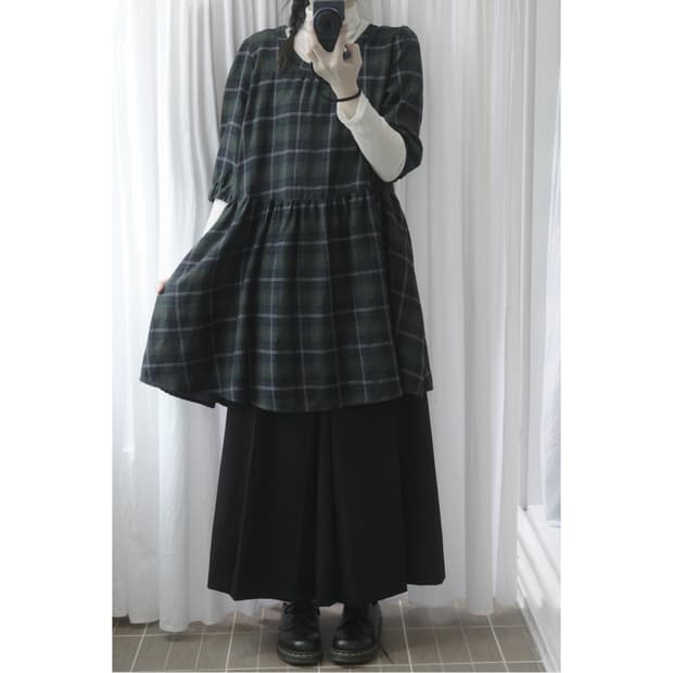Green vintage dress