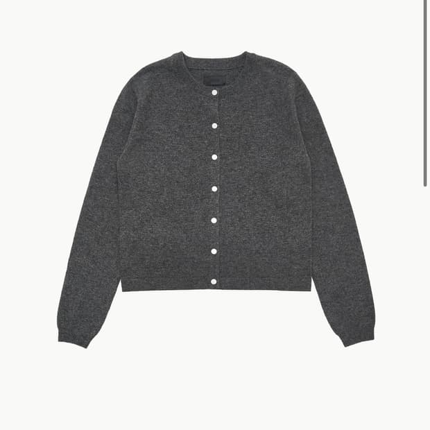 Müdule 니트 가디건 (그레이)
