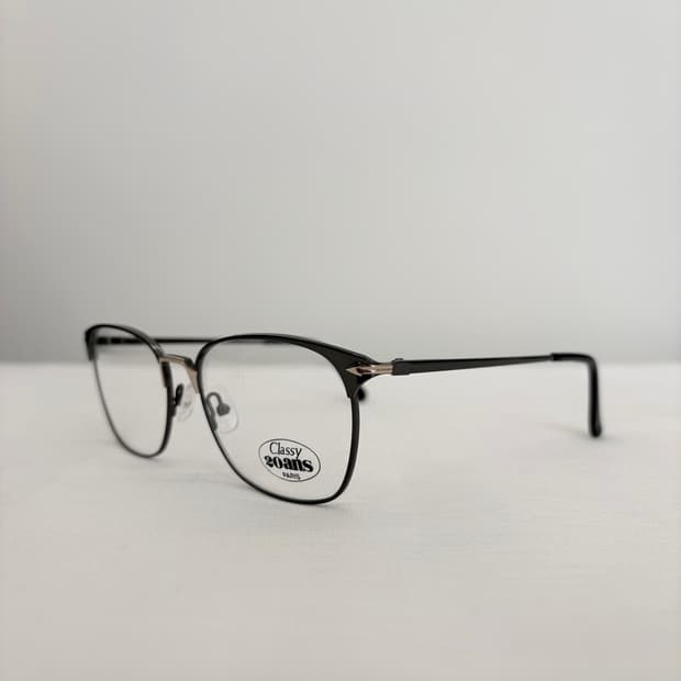 CLASSY 20ANS 그레이 사각 메탈테 빈티지안경