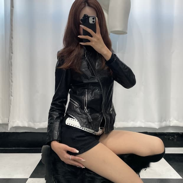 🎸블랙 레더 자켓🎸