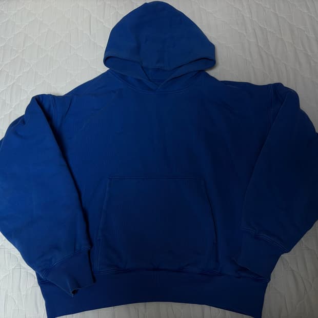 이지 갭 퍼펙트 후드 블루 xl