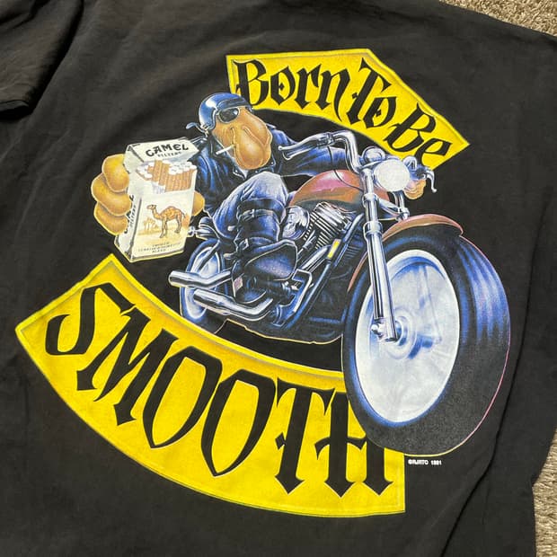 90s 카멜 롱슬리브 camel long sleeve