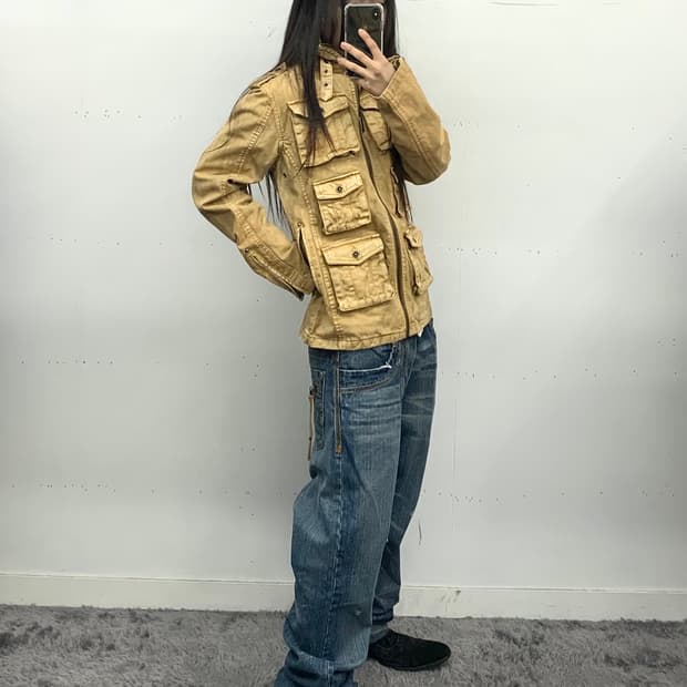 인더애틱 밀리터리 자켓