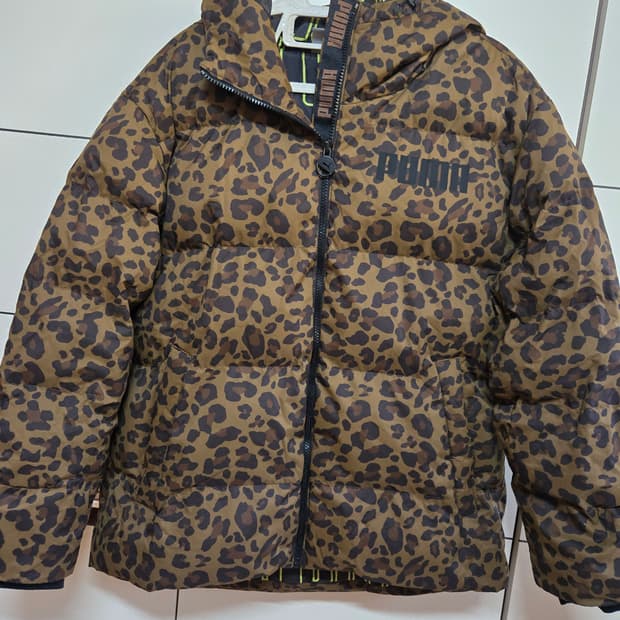 푸마 레오파드 여성 패딩