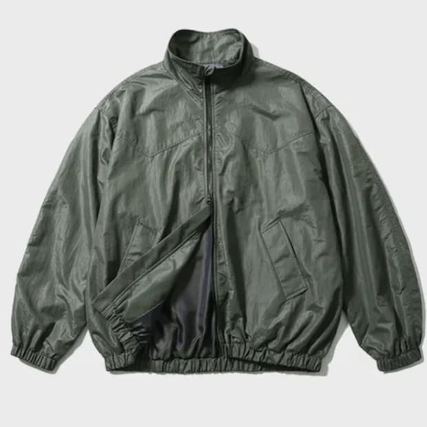 발루트 웨스턴 하이넥 블루종 올리브