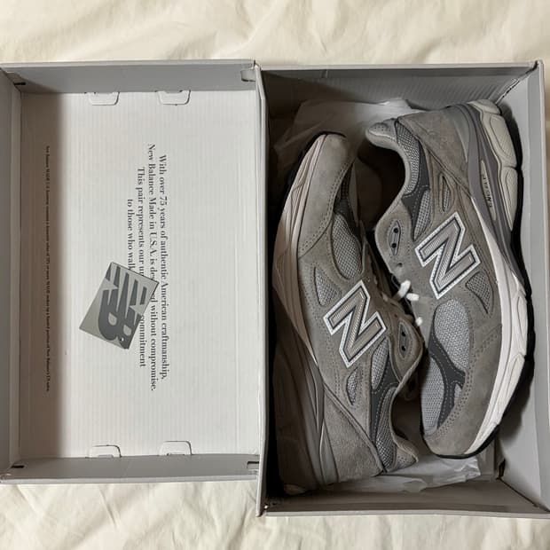 뉴발란스 990v3 8 1/2(265) 그레이