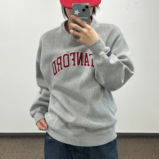 Jansport 잔스포츠 스탠포드 그레이 맨투맨