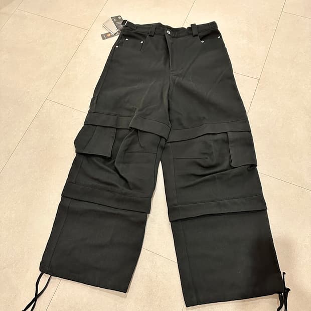 카미엔 타이탄 배기팬츠 블랙 [2사이즈]