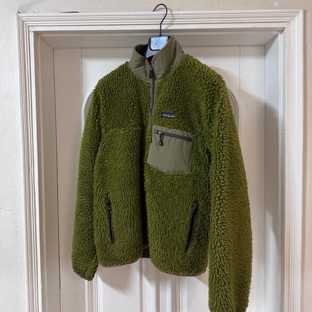 파타고니아 딥파일 그린 L