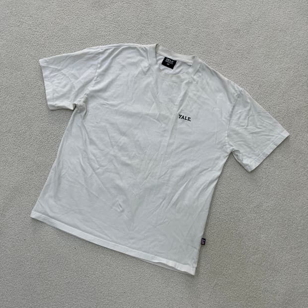 L 예일 스몰로고 반팔 티셔츠 0331M