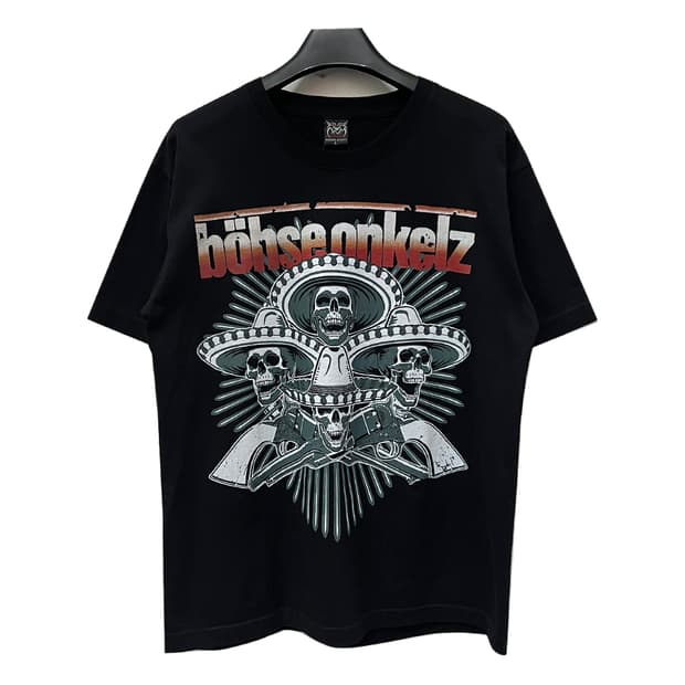 Rock Volution 락볼루션 뵈제 옹켈츠 락밴드 반팔티 L