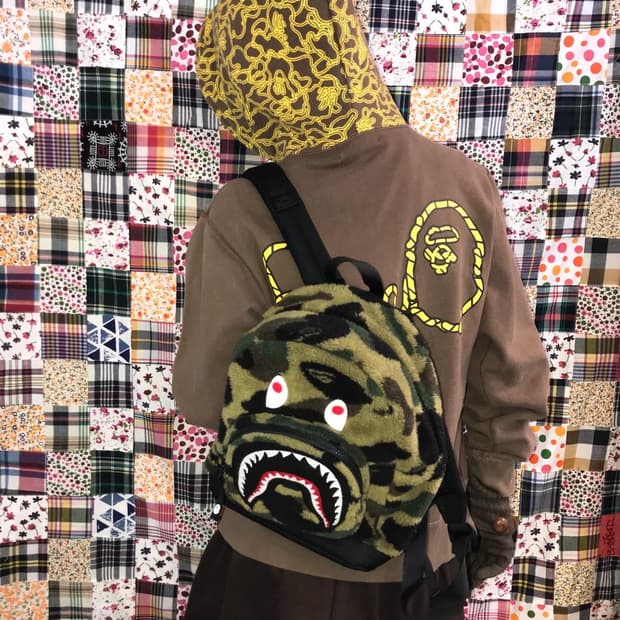Bape Shark Fur Day BackPack