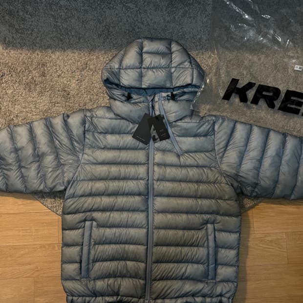 산산기어 suffix 푸퍼 자켓 스카이블루m 새상품 택o