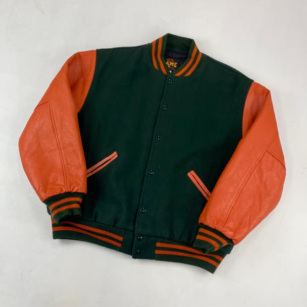 Game USA OG 암 레더 바시티 자켓 (107)