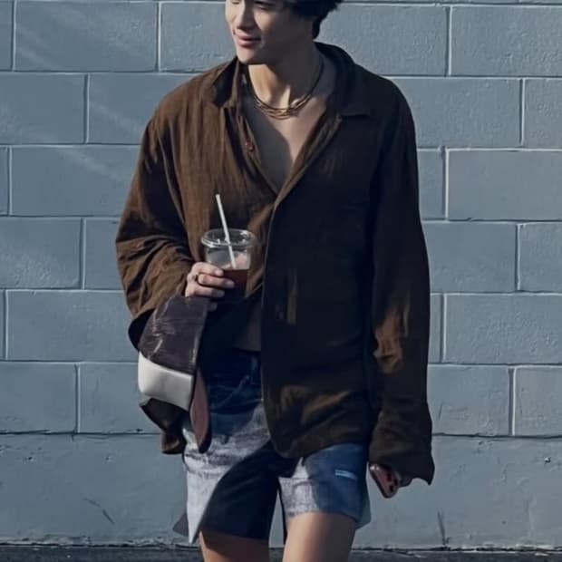 (m) 세티스파이 러닝 피스쉘 디지털 데님 반바지