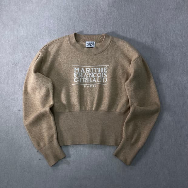 W 95 마리떼 프랑소와 저버 크롭 니트