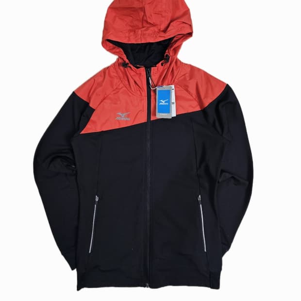 [M(90)] 미즈노 우븐 하이브리드 후드 저지 러닝 자켓 (새상품)