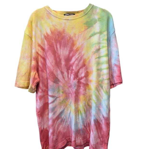 커클랜드 염색 반팔 티셔츠