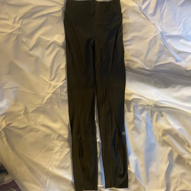 룰루레몬 레깅스 카키 xs