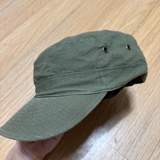 카키색 밀리터리 모자 캡모자