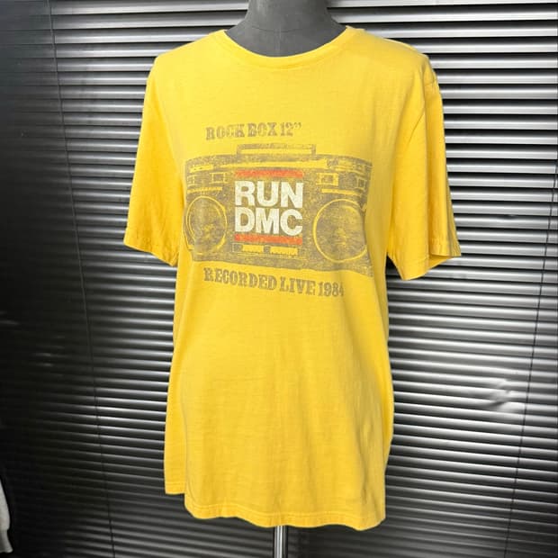 탑텐 런디엠씨 RUN DMC 노랑 옐로우 라디오 락 박스 락티 100 L