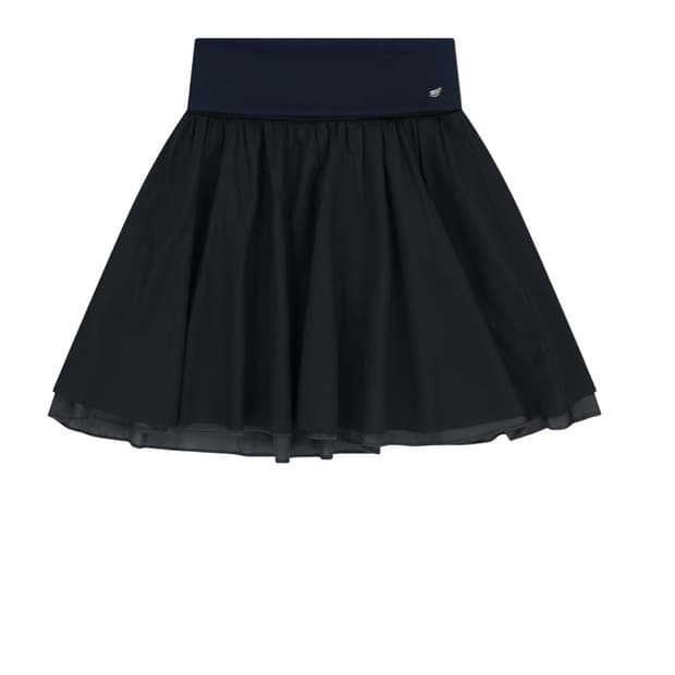 DOUBLE SHIRRING SKIRT NAVY size 2