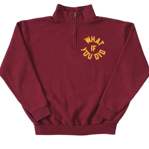 [M] 컬렉트피시스 스웻셔츠 버건디