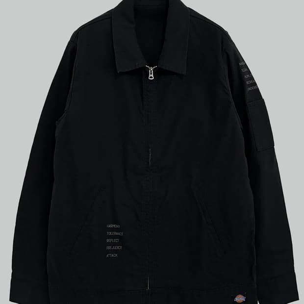 언더커버 디키즈 레터링 자켓