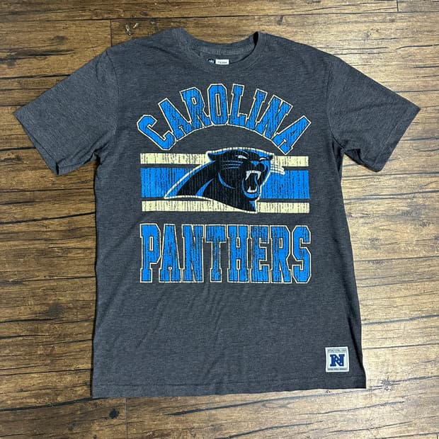 NFL 캐롤라이나 팬서스 공식 Team Apparel 그래픽 반팔 티셔츠