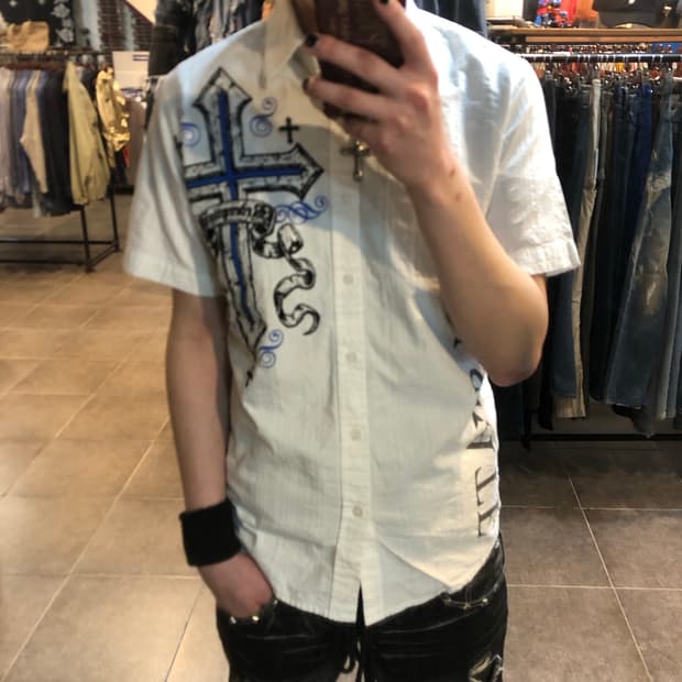 [NO.9] 로우스테이트 반팔셔츠 화이트