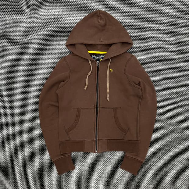 아베크롬비 브라운 후드집업