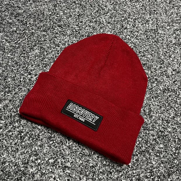  디스커버리 Discovery 비니 레드