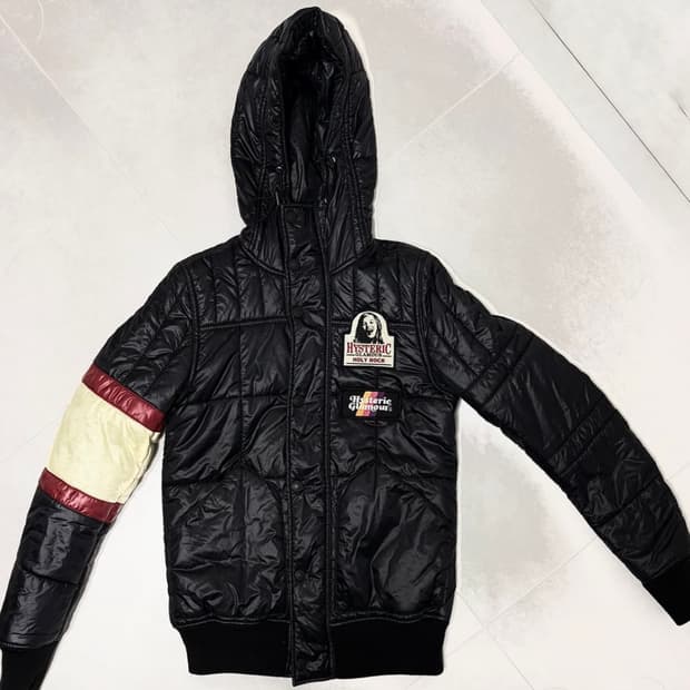히스테릭글래머 아카이브 히스걸 패치 경량패딩 자켓