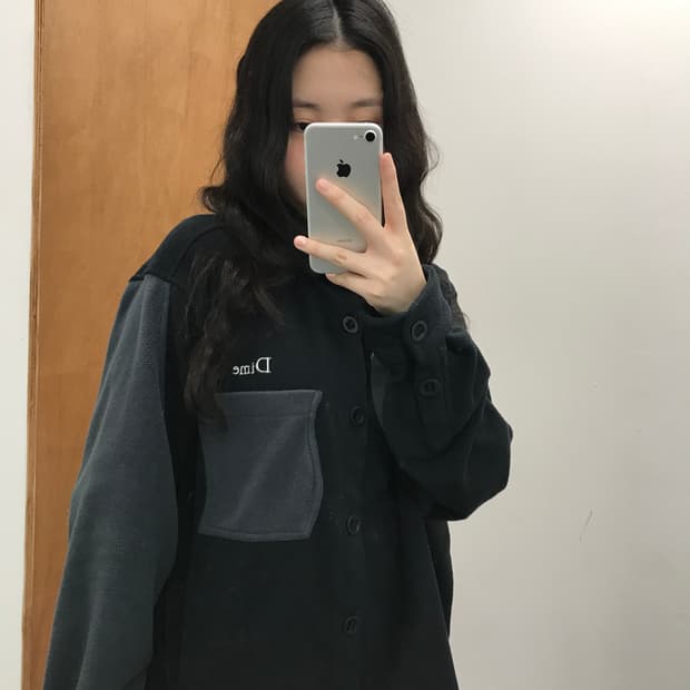 다임 Dime Polar Fleece Button Up Shirt