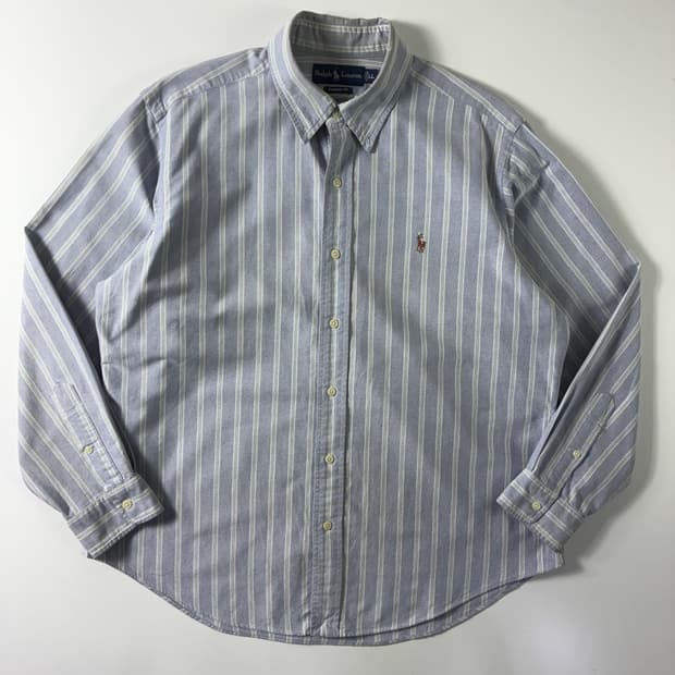 Polo 폴로 랄프로렌 90‘s 재팬라인 스트라이프 옥스포드 셔츠