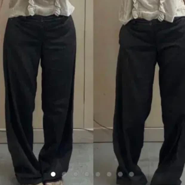 수입 빈티지 브라운 트라우저 