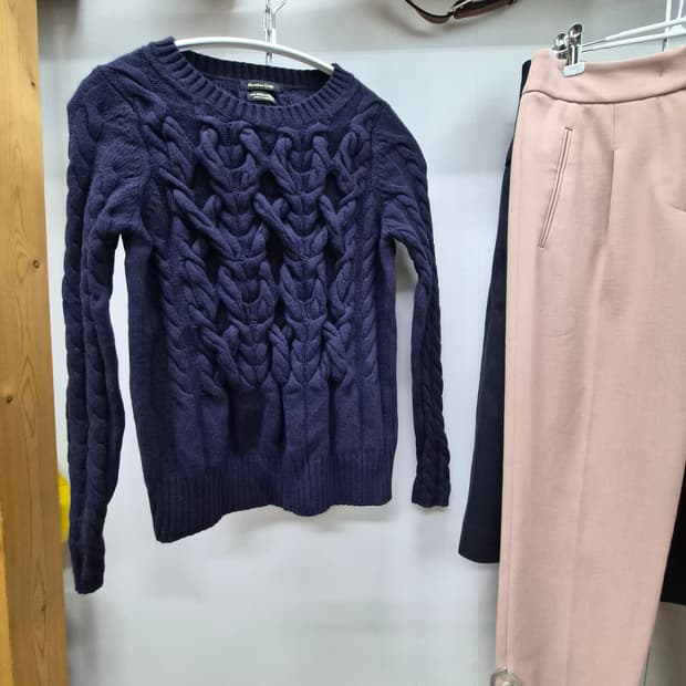 마시모두띠 울캐시미어 입체니트. 오즈세컨스판배기