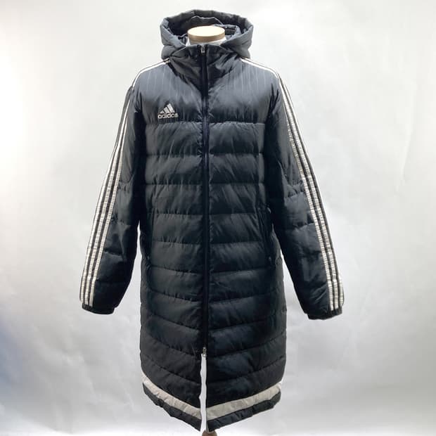 아디다스 티로15 롱다운 패딩 블랙 100