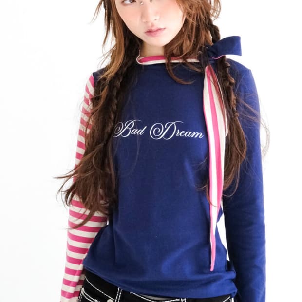 샵페어리 티 petit scarf stripe turtleneck