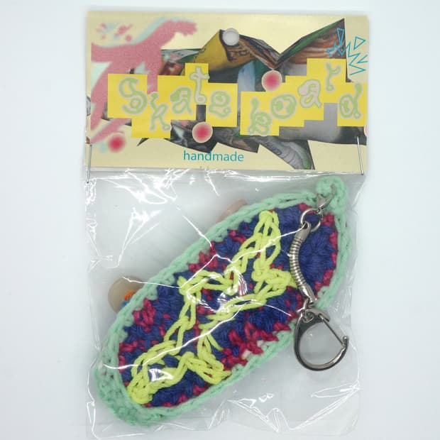 Handmade Skateboard keyring NO.9