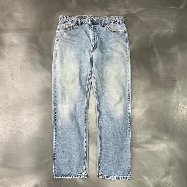  USA 리바이스 505 오렌지탭 데님 팬츠 y14758