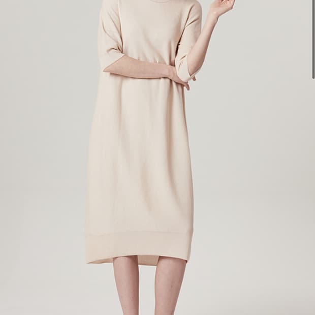 (코코아색상 판매)타임 니트 롱원피스 프리사이즈