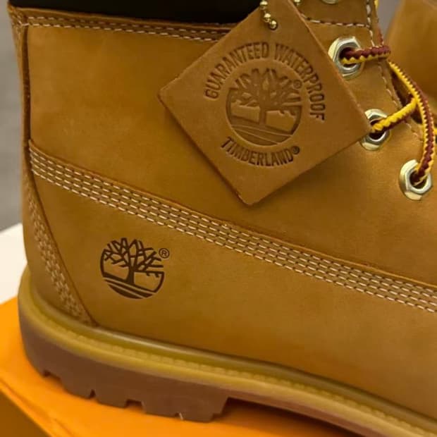 팀버랜드 프리미엄 6인치 워터프루프 부츠 위트 누벅 - 와이드