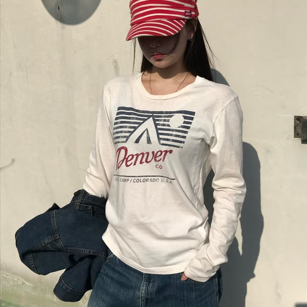 백넘버 빈티지 티셔츠