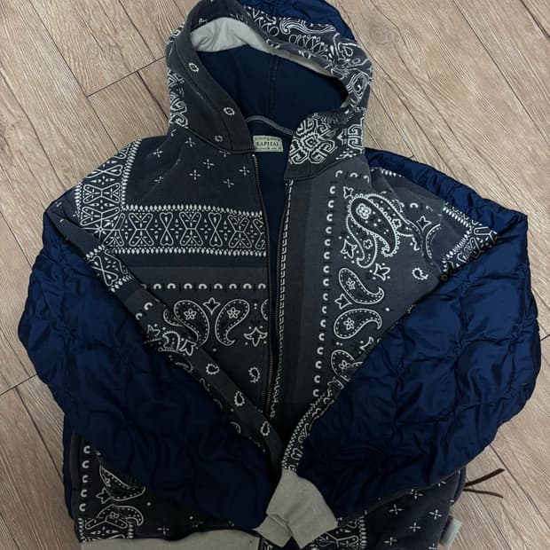 캐피탈 비부악 후드집업 블랙