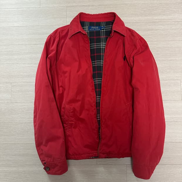 폴로 헤링턴자켓 레드 S