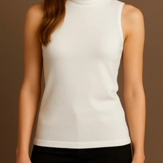 women halter neck top (japan vintage) 